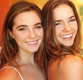 美双胞胎姐妹素食治愈青春痘